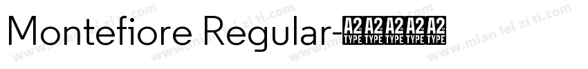 Montefiore Regular字体转换